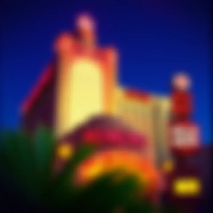 Exterior view of Wild Wild West Hotel and Casino showcasing its unique architecture